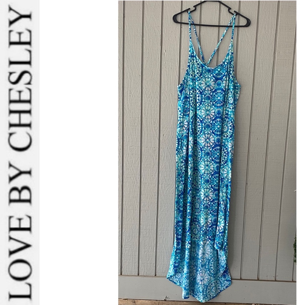 Hi/Lo Maxi Cross Back Dress Love By Chesley